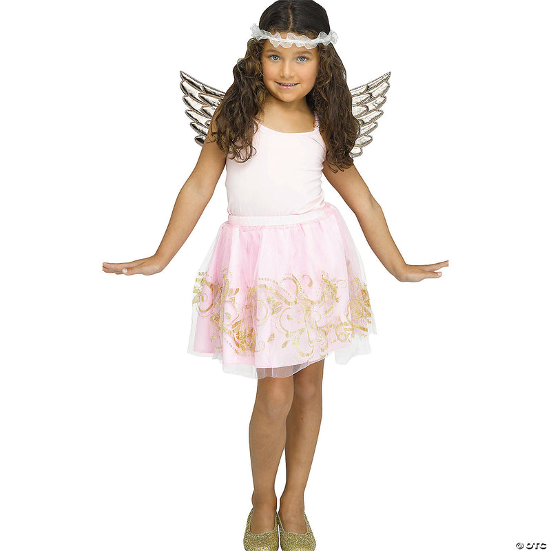 Angel 3-Piece with Wings for Children | Costume-Shop.com - ROSE GOLD - image 1
