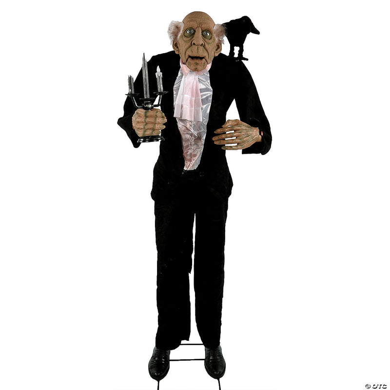 Animated Light-Up Butler Decoration - image 1