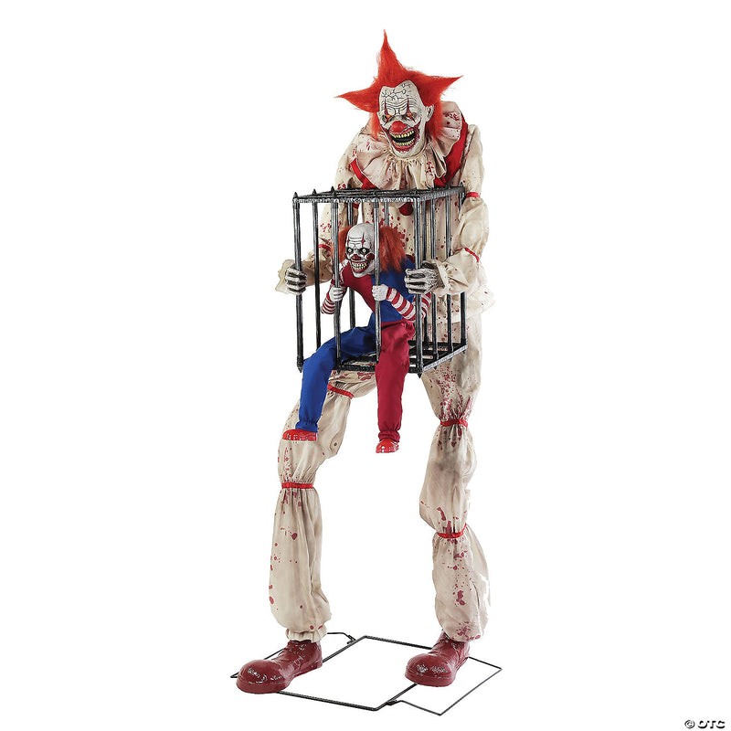 Animated Cagey The Clown with Caged Clown - image 1
