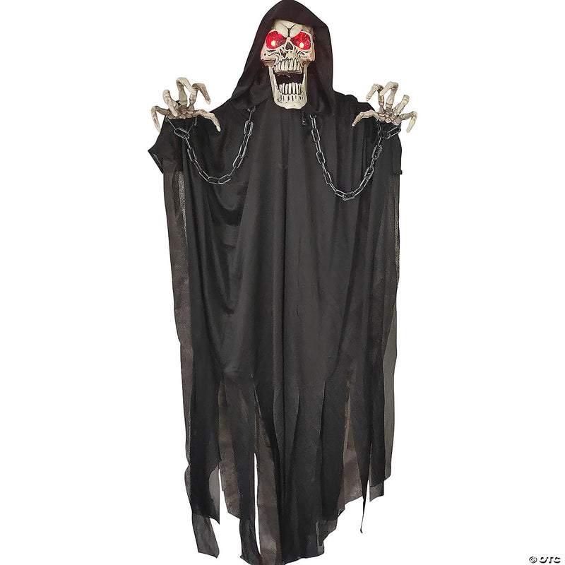 Light-Up Animated Hanging Ghost Decoration - image 1