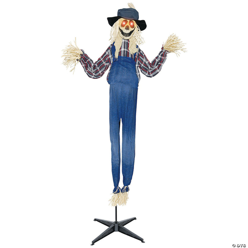 Animated Standing Scarecrow Halloween Decoration - image 1