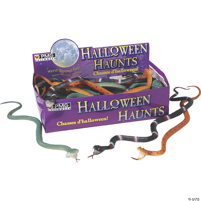 Assorted Snakes Halloween Decorations - 24 Pc.
