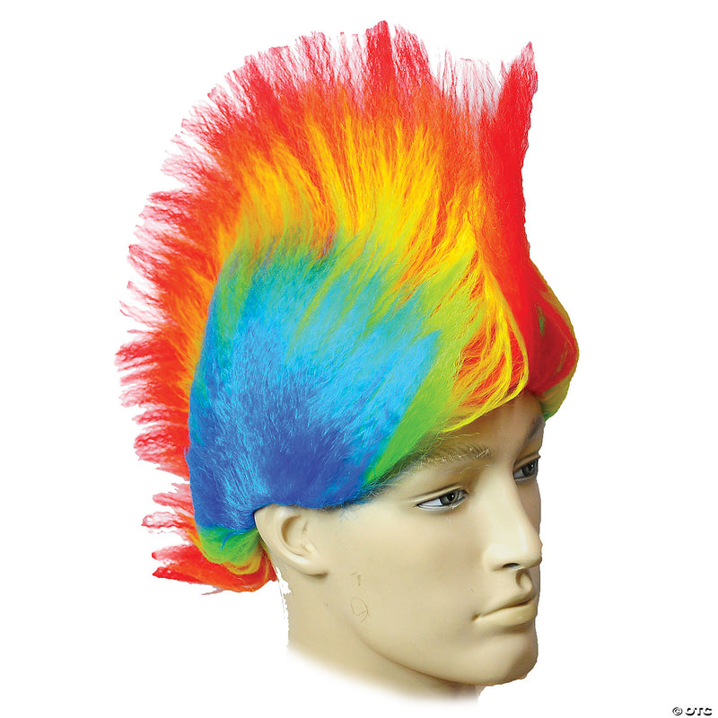 Colorful Punk Rock Wig - image 1