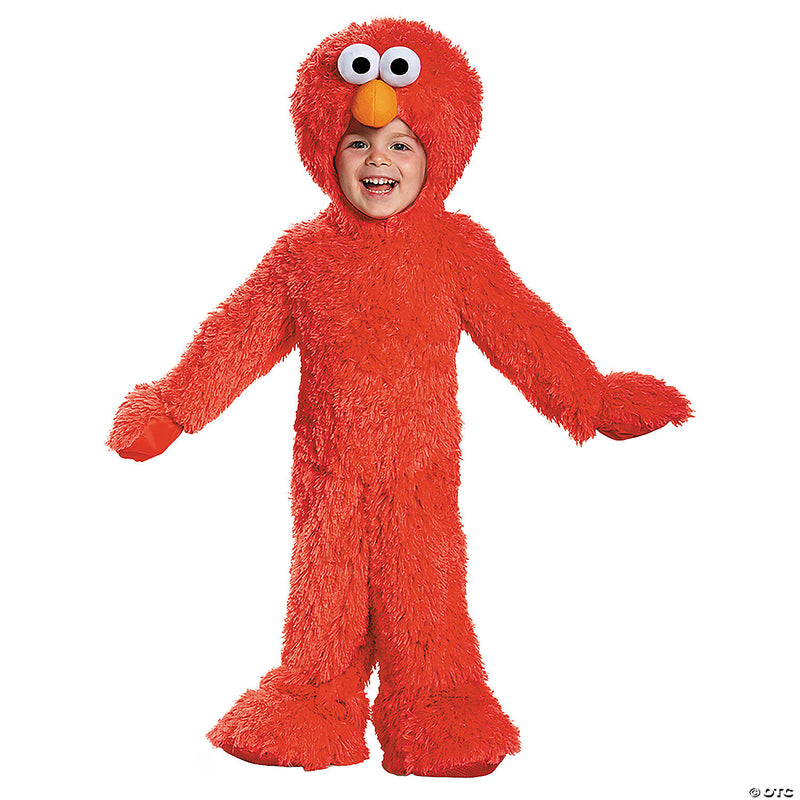 Toddler Extra Deluxe Elmo Plush Costume Medium 3T-4T - TODDLER 3T-4T - image 2