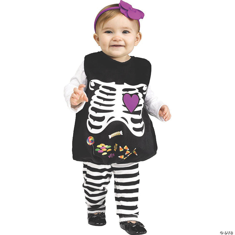 Baby Girl’s Skelly Belly Costume - image 1