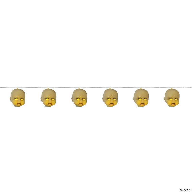 40" Baby Head String Lights Decoration - image 1
