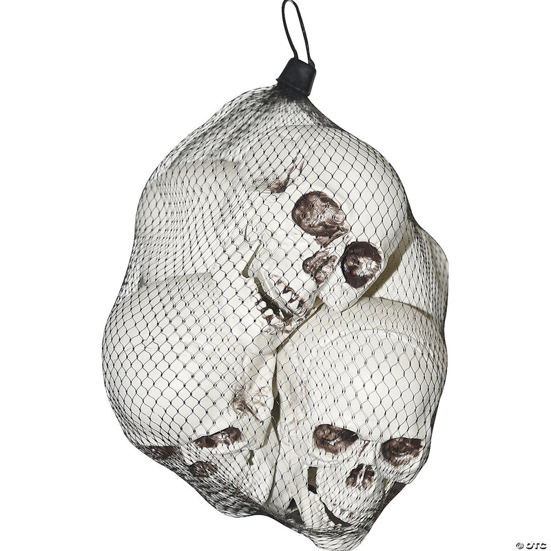 Bag of Skulls Decoration - 6 Pieces - image 1