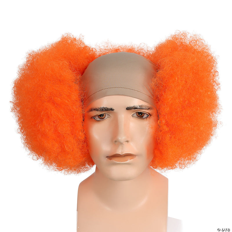 Curly Clown Wig with Bald Front - BLUE - image 4