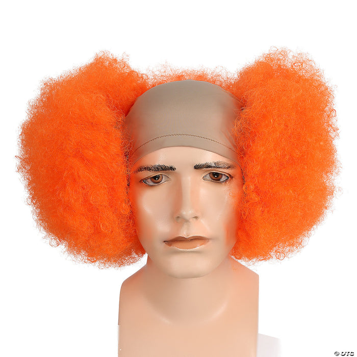 Curly Clown Wig with Bald Front