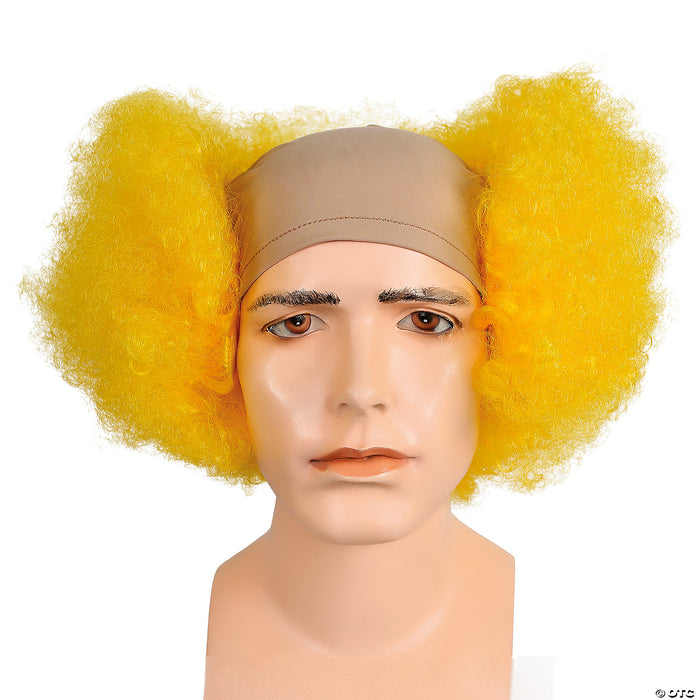 Curly Clown Wig with Bald Front