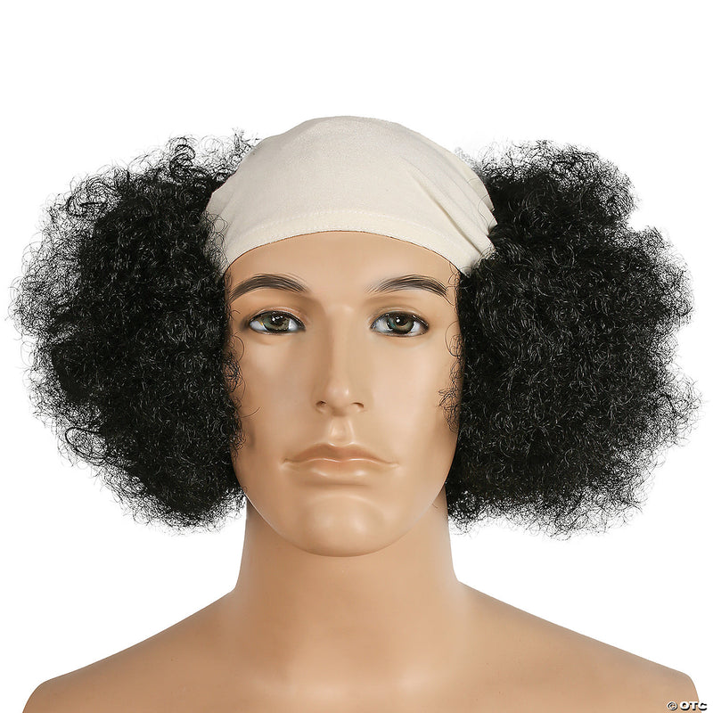 High-Quality Bald Clown Wig - BLACK - image 1