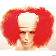 Bald Curly Clown Wig - ORANGE - image 3