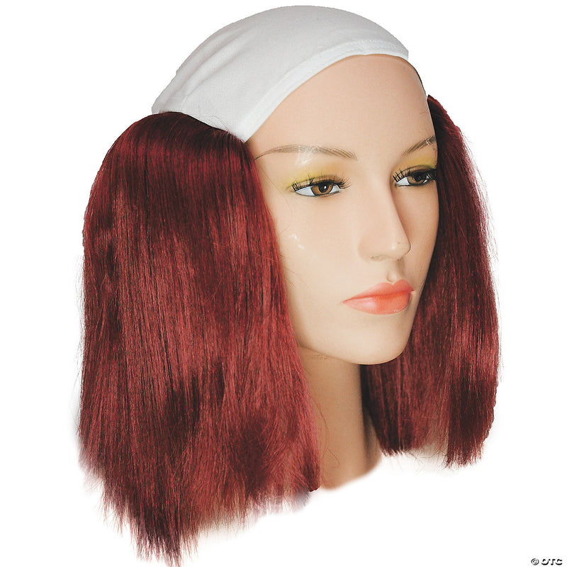 Silly Boy Wig with Stretch Front - RED-BRIGHT - image 1