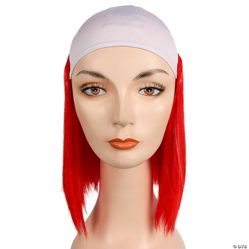 Cloth Front Clown Wig - BLACK - image 2