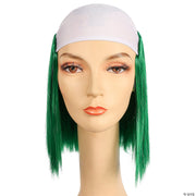 Cloth Front Clown Wig - BLACK - image 3