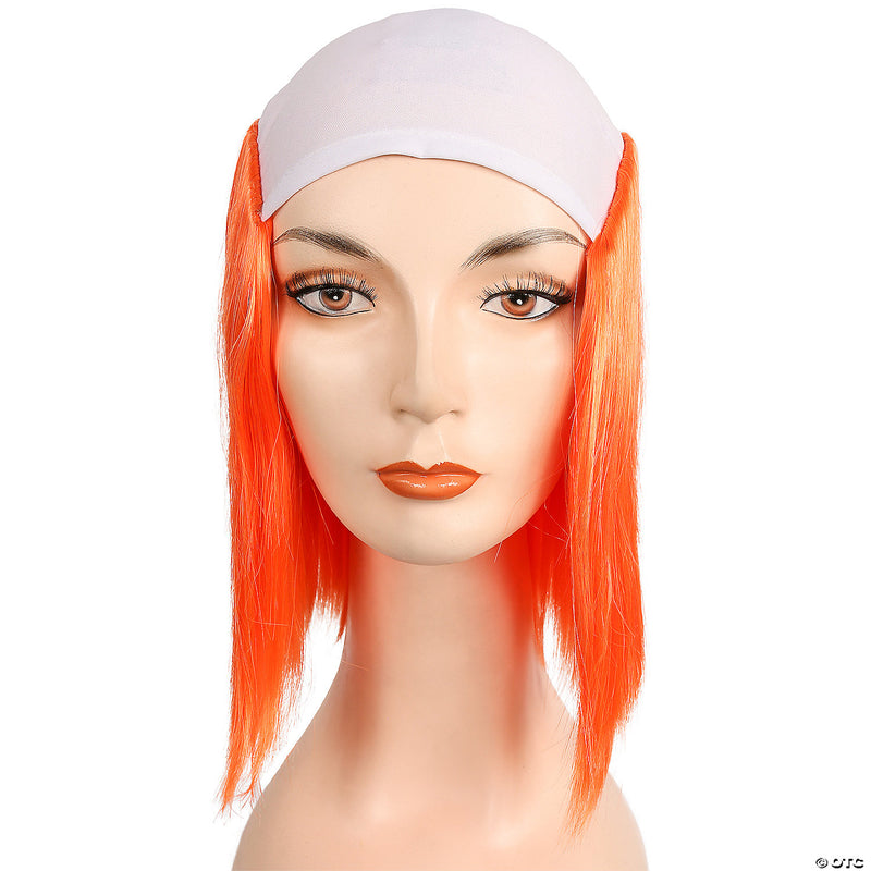 Cloth Front Clown Wig - BLACK - image 4