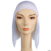 Cloth Front Clown Wig - BLACK - image 8