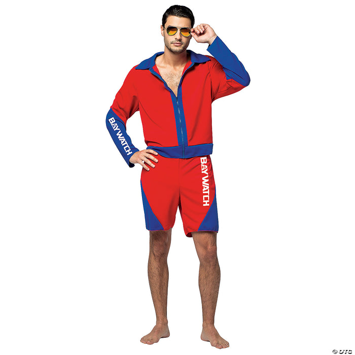 Baywatch Male LifeguaRed Suit
