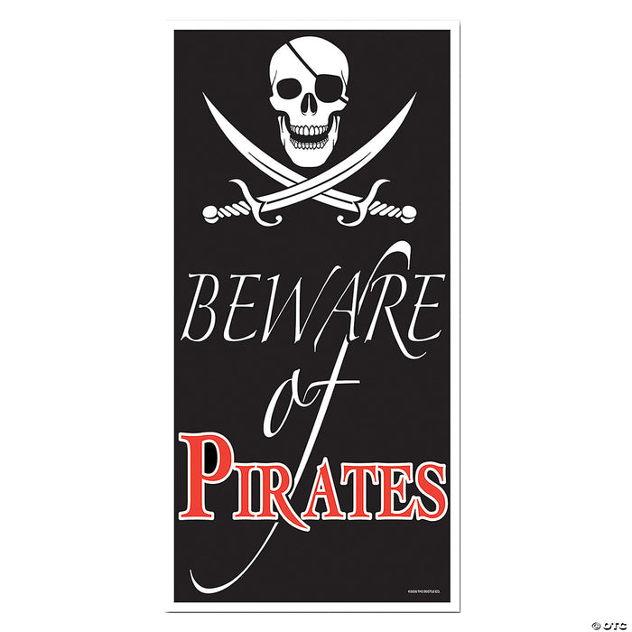 Beware Of Pirates Door Cover