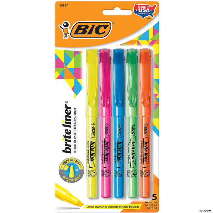 Bic Highlighter 5 Colors