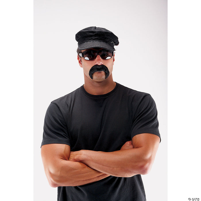 Black Biker Mustache
