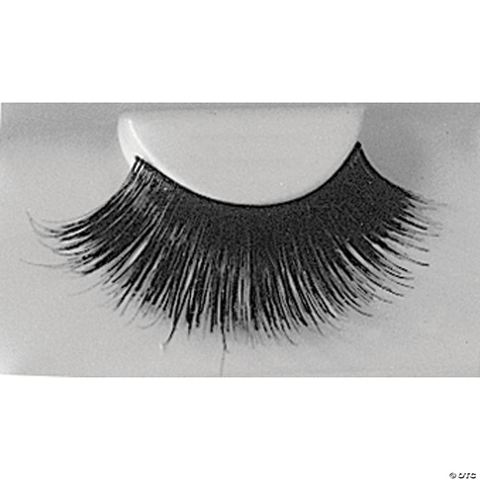 Black Eyelashes with Adhesive 199