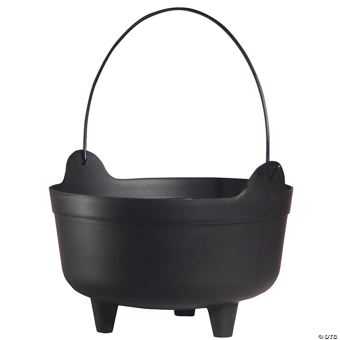 9" x 9" Black Plastic Kettle Decoration