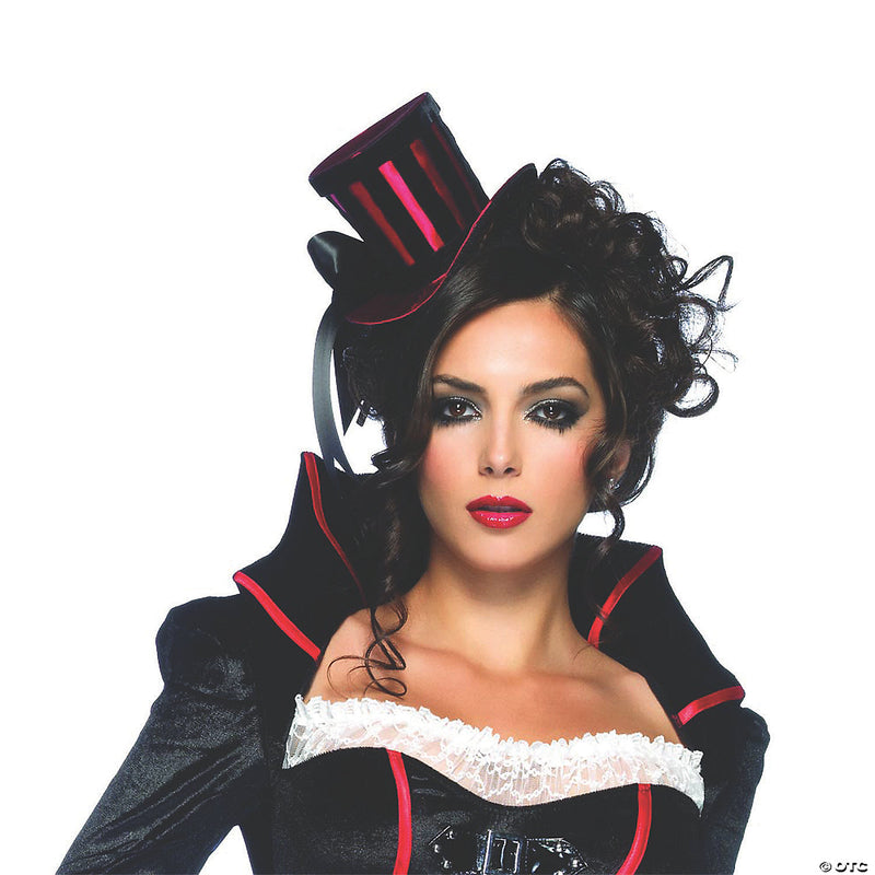 Red/Black Mini Top Hat - image 1