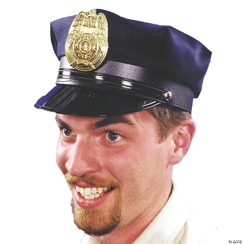 Black Police Hat | Costume-shop.com - image 1