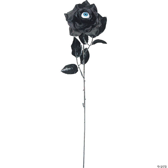 Black Rose With Eye Hairpin