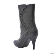 Black Ruth Victorian Boots - Size 10 - 10 - image 2