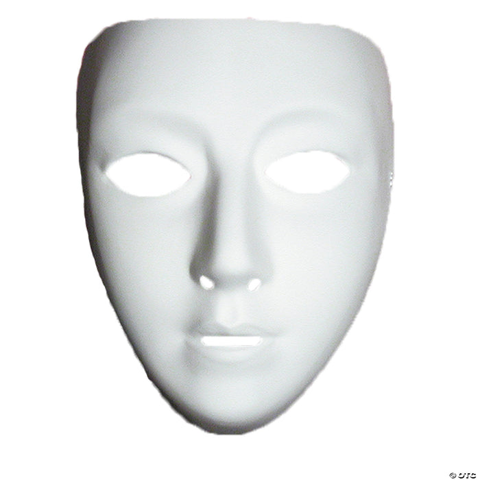 Blank Expressionless Female Mask