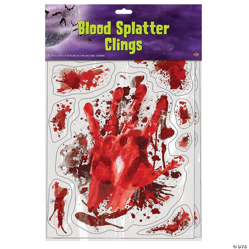 Blood Splatter Window Clings - image 1