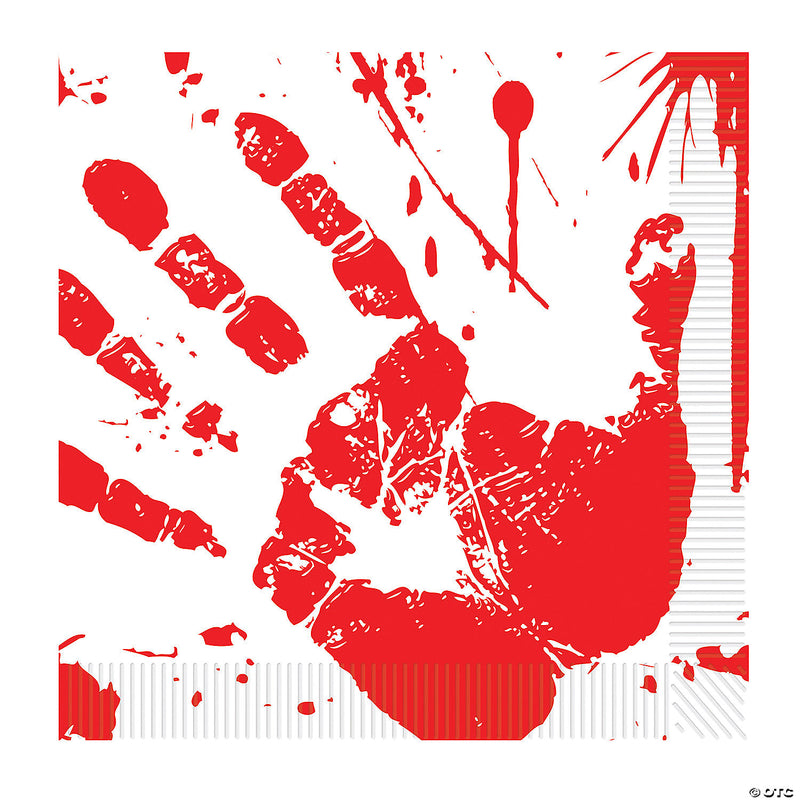 Bloody Handprint Napkins - image 1