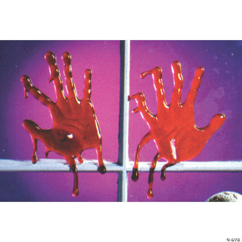 Bloody Handprint Window Clings | Costume-shop.com
