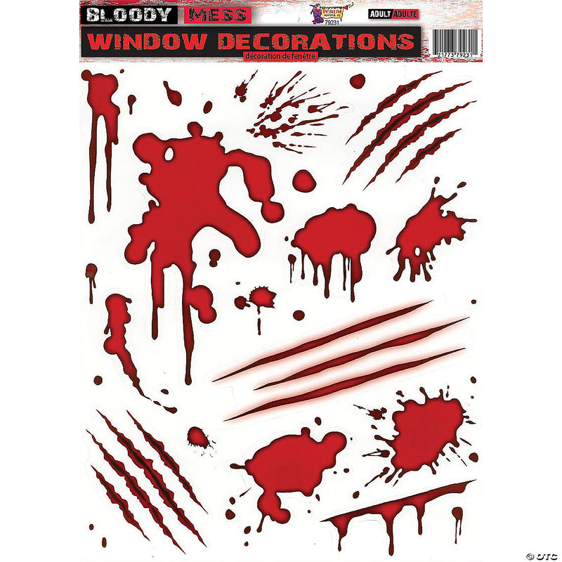Bloody Window Decorations - image 1