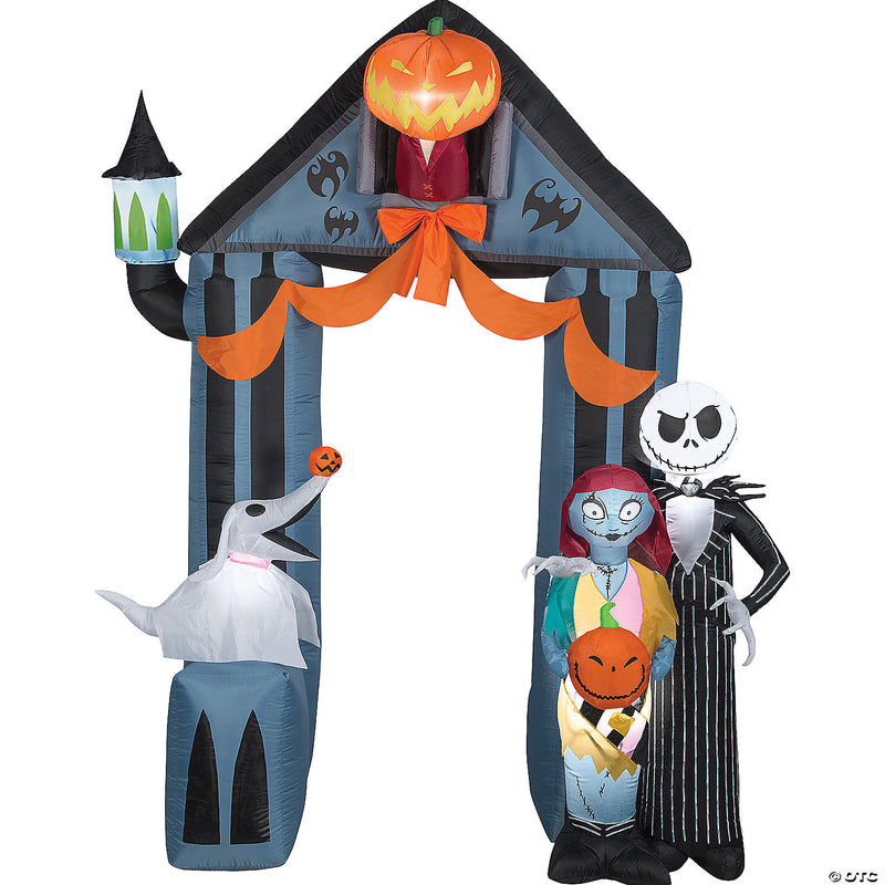 Blow Up Inflatable Archway Nightmare Before Christmas Outdoor Yard Decoration - image 1