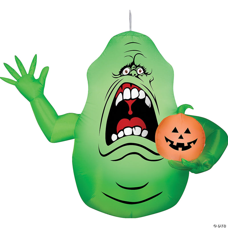 Blow Up Inflatable Ghostbusters Hanging Slimer Outdoor Yard Decoration - image 1