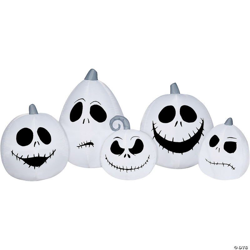 Inflatable Jack Skellington Pumpkin Yard Decoration