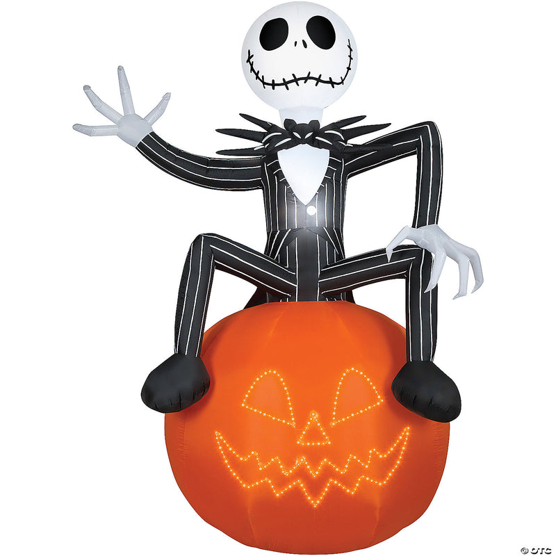 Lightshow Airblown Jack Skellington Inflatable Yard Decoration - image 1