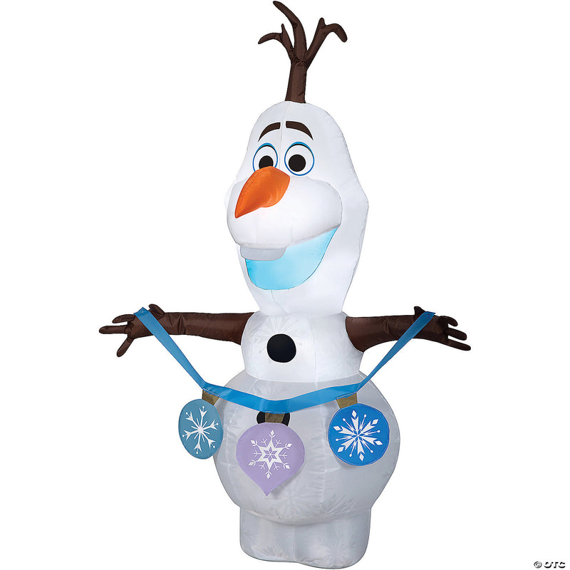 Inflatable Olaf with Ornaments Yard Decoration - image 1