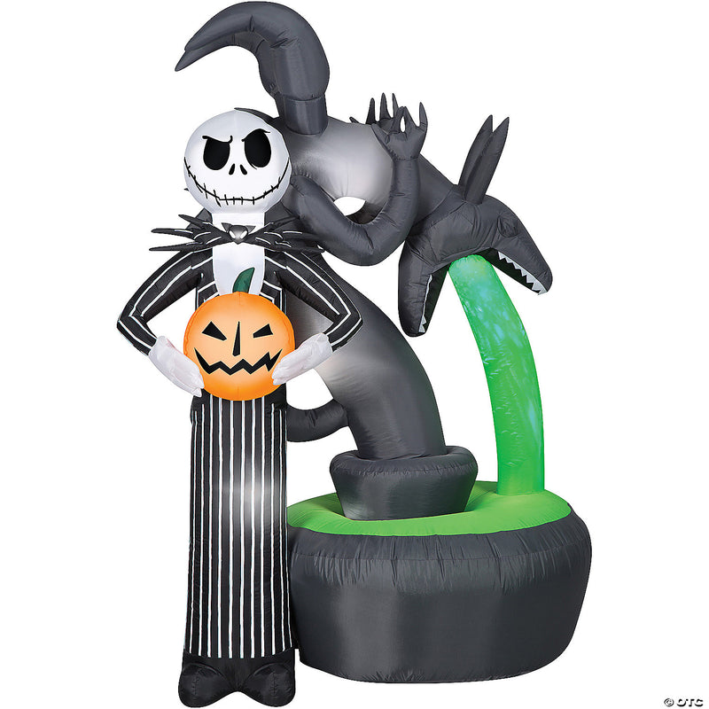 Inflatable Projection Jack Skellington Yard Decoration - image 1