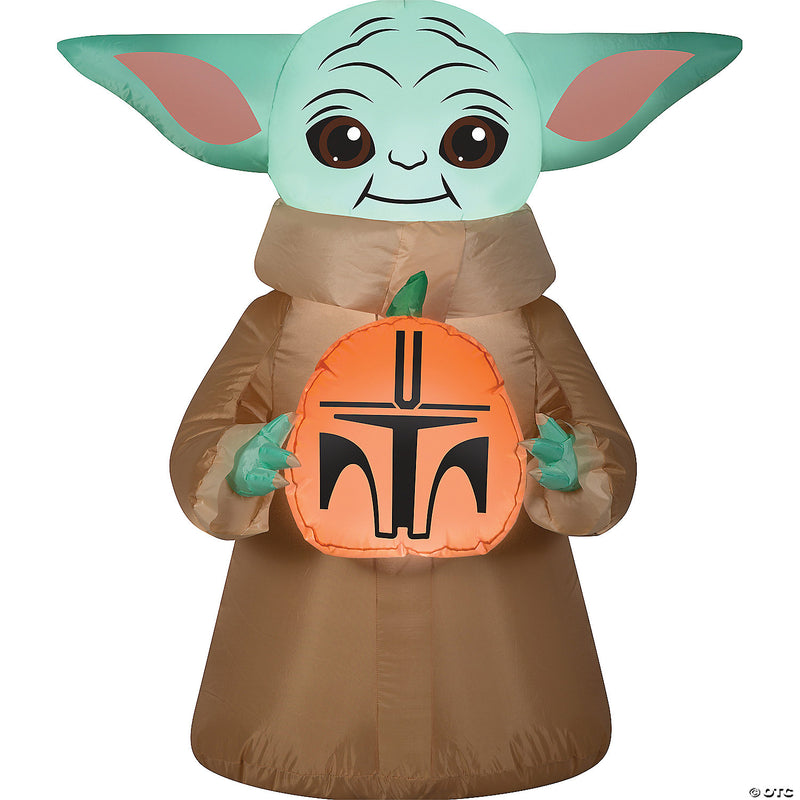 Inflatable Star Wars The Child with Pumpkin Yard Decoration - image 1