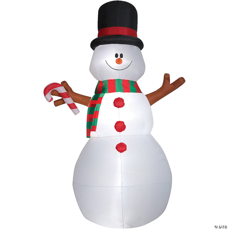 Airblown Swiveling Snowman Outdoor Yard Decoration | Costume-Shop.com