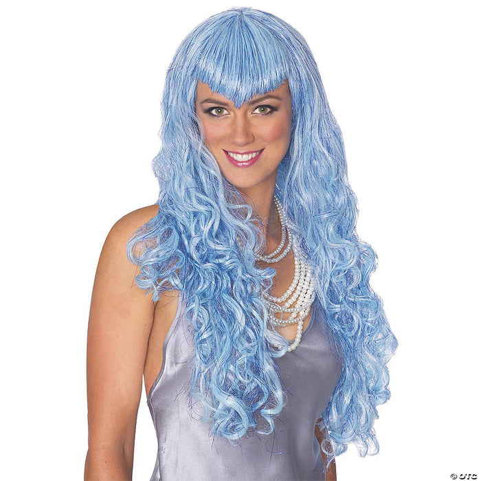 Blue Mermaid Wig