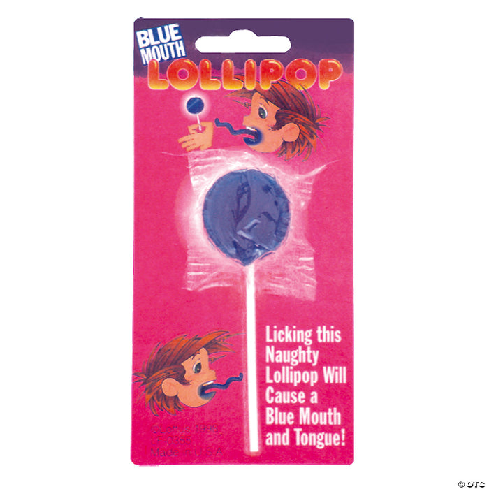Blue Mouth Lollipop