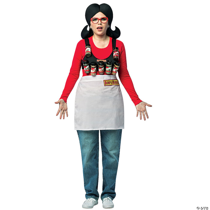 Flavor Up Your Costume! Bob's Burgers Linda Spice Rack Harness - Cook Up Some Fun! 🍔🌶️