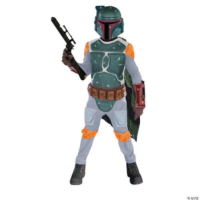 Boy's Deluxe Star Wars™ Boba Fett Costume - Medium - MEDIUM - image 1