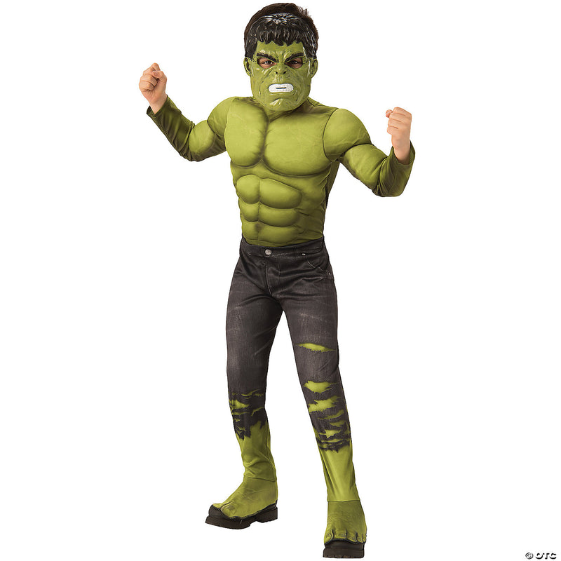 Boy's Avengers Endgame Deluxe Hulk Costume - SMALL - image 1