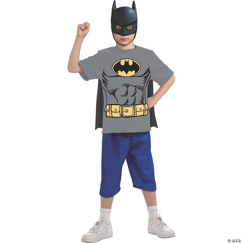 Boy's Batman Shirt Mask Cape | Costume-Shop.com - LARGE - image 2
